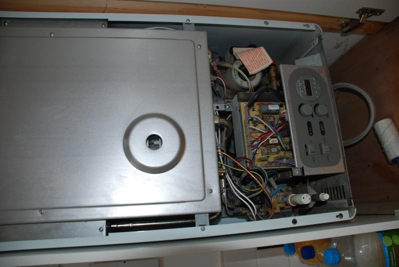 Puma 80 front cover removed