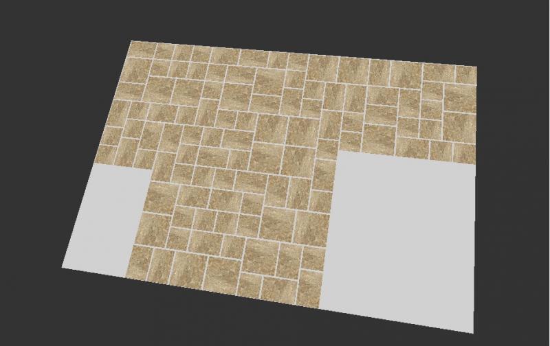 Random paving pattern