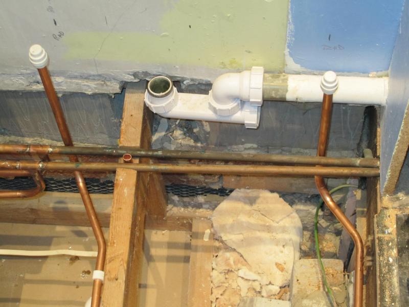 Re directing the heating pipework