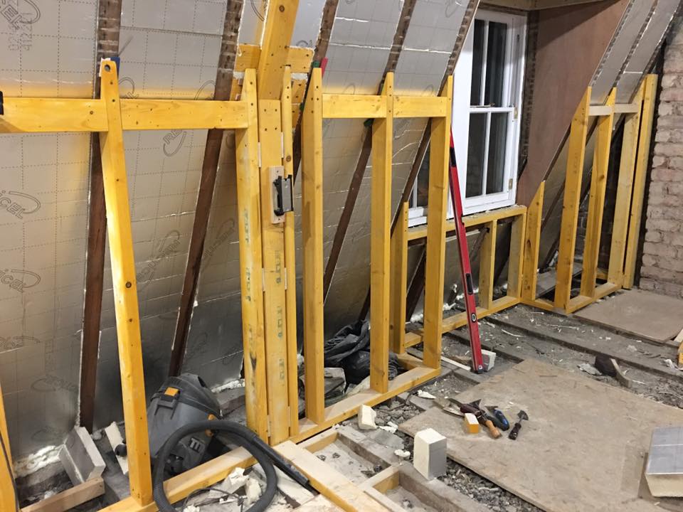 Rebuilt dwarf wall studs