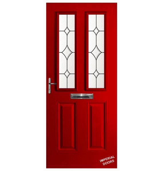 Red Kensington Composite Door (Star)