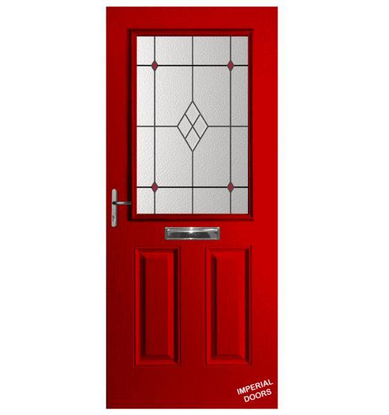 Red Trafalgar Composite Door (Norfolk)