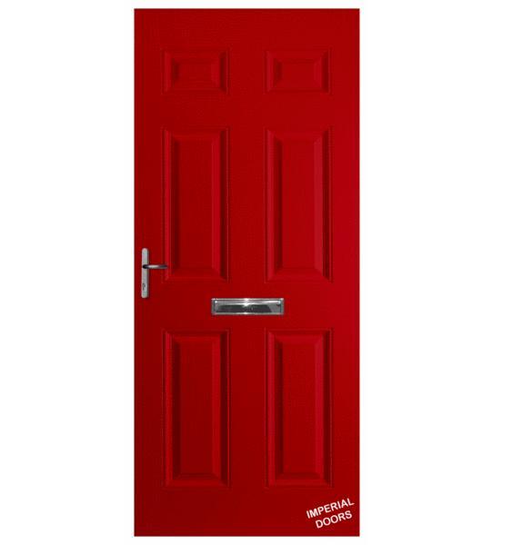 Red Westminster Composite Door