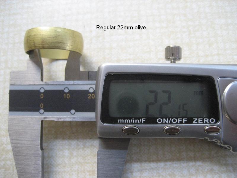 Regular 22mm olive