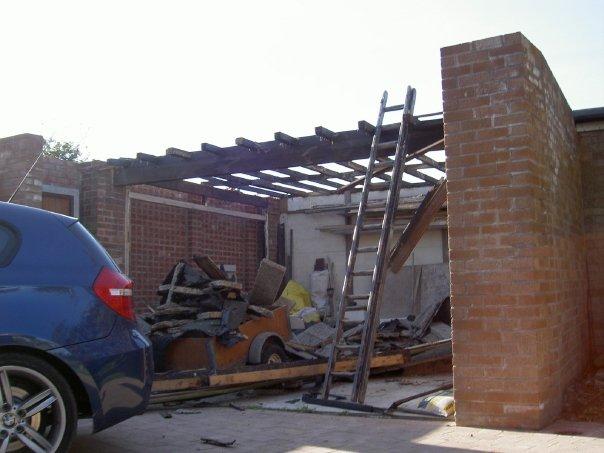 Removing the old roof