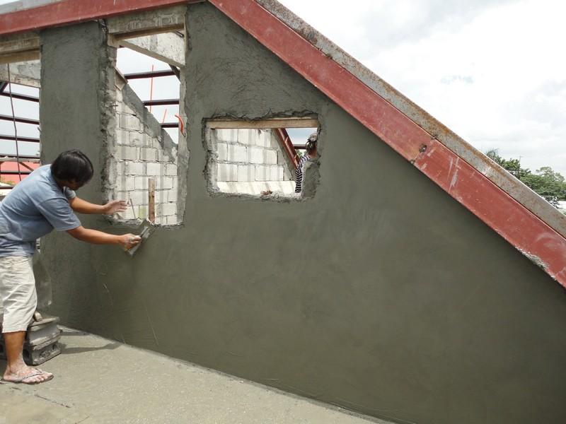 Rendering the rear roof wall