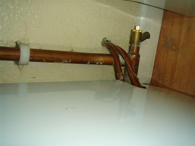 Return heating pipe