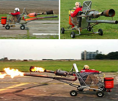 Rocket-powered-shopping-cart