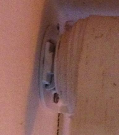 Roller blind bracket.