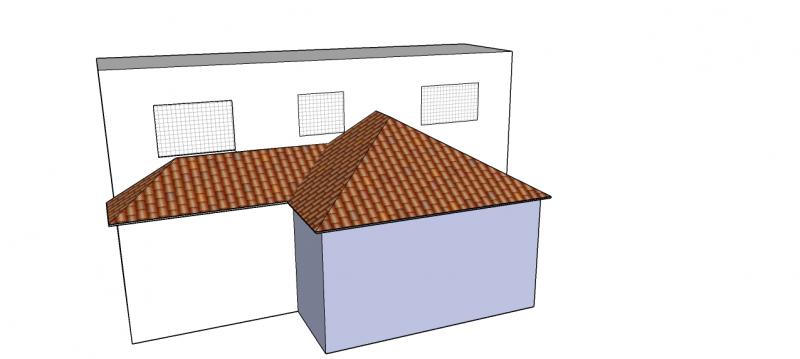 Roof proposal to scale