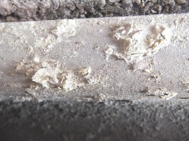 Roof sheet underside