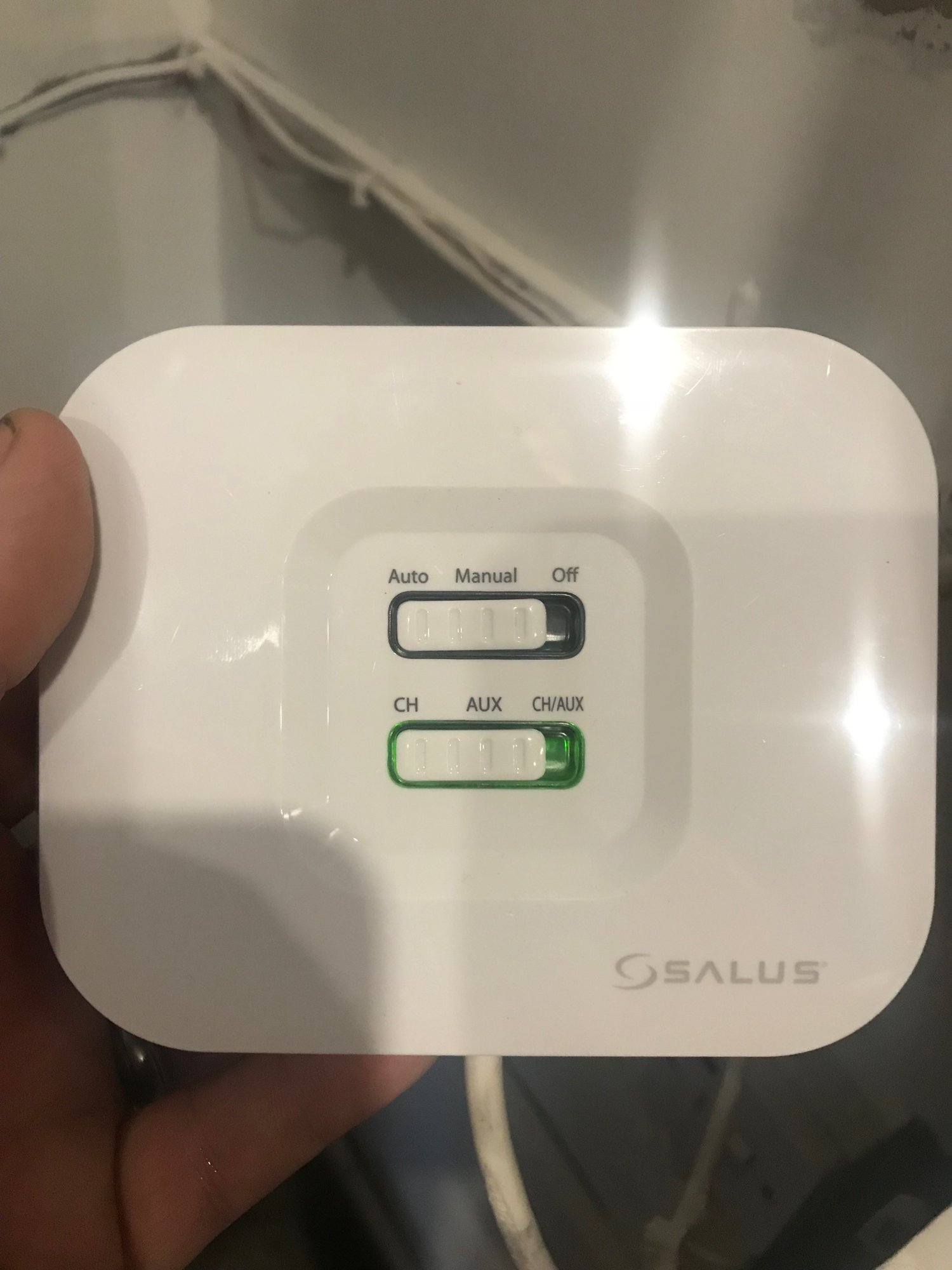 Salus Lights when on Auto