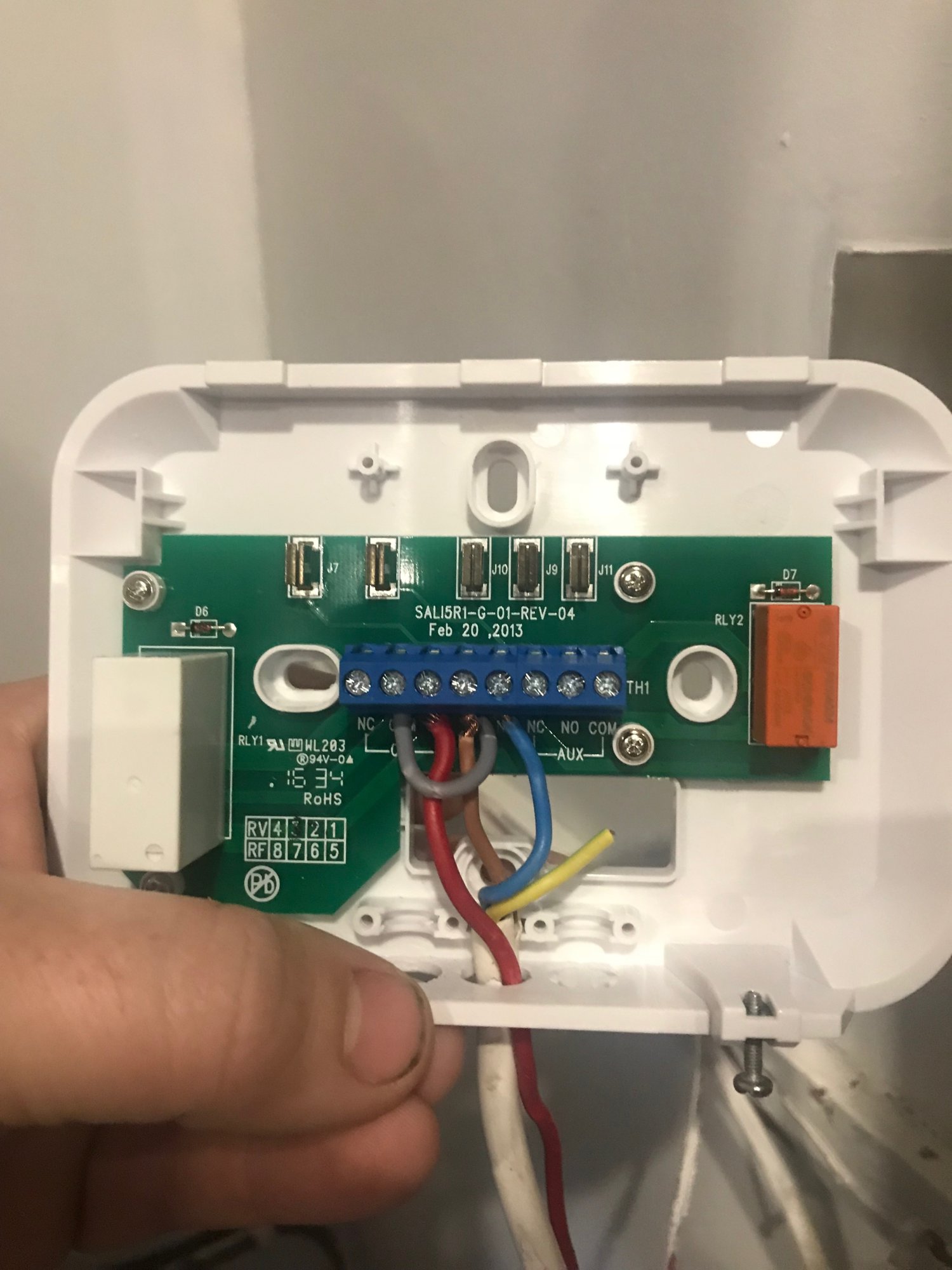 Salus Receiver Wiring