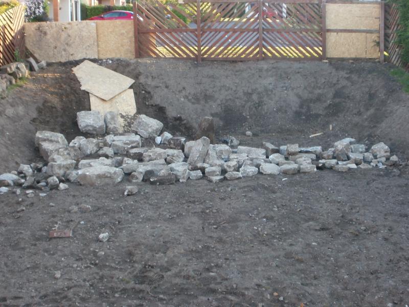 Sandstone for back retaining wall