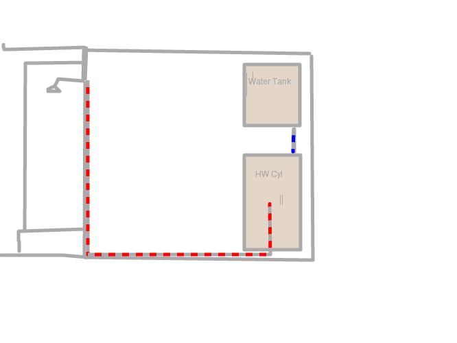 Second Floor Mixer Shower