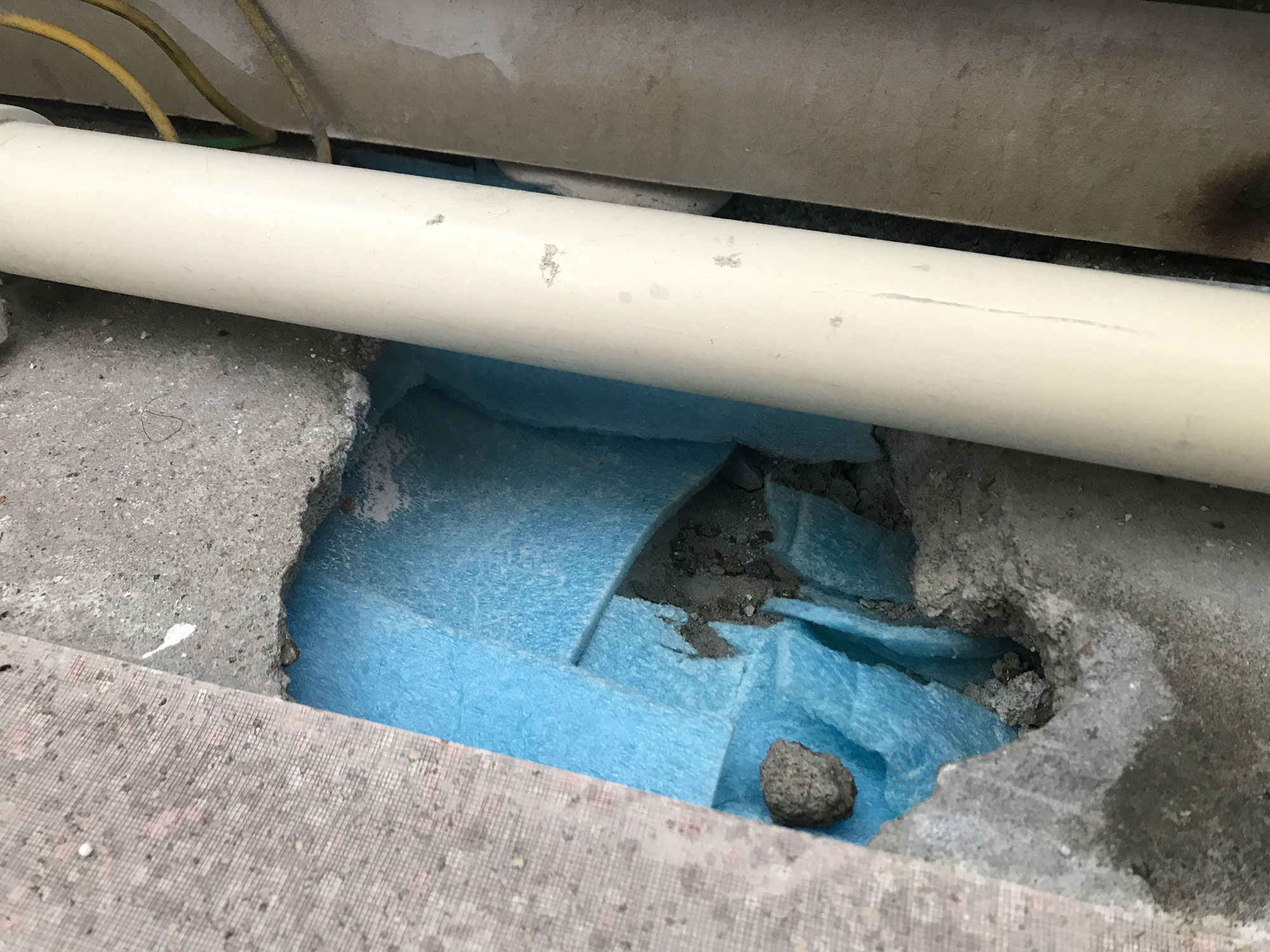 Second hole repair removed