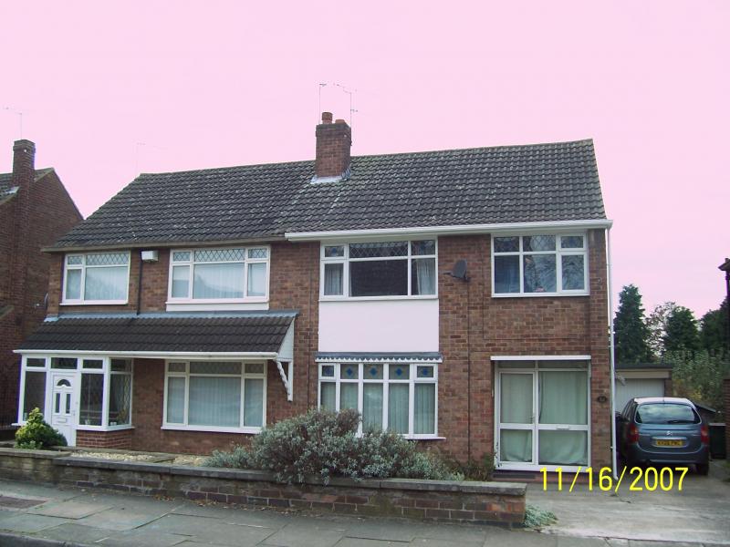 Semi next to concrete