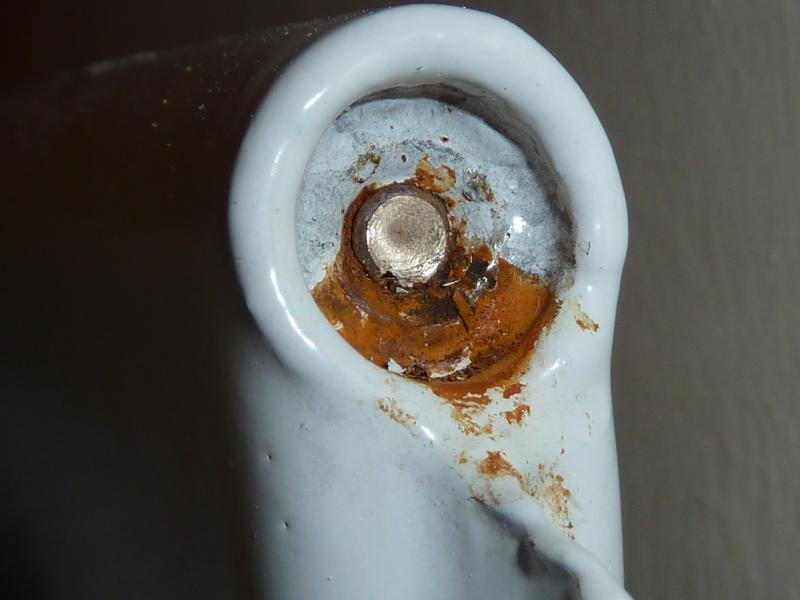 sheared off bleed nipple