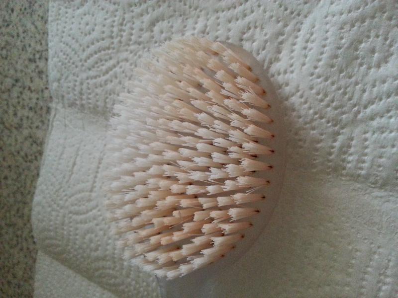 Shower/Bath brush stained