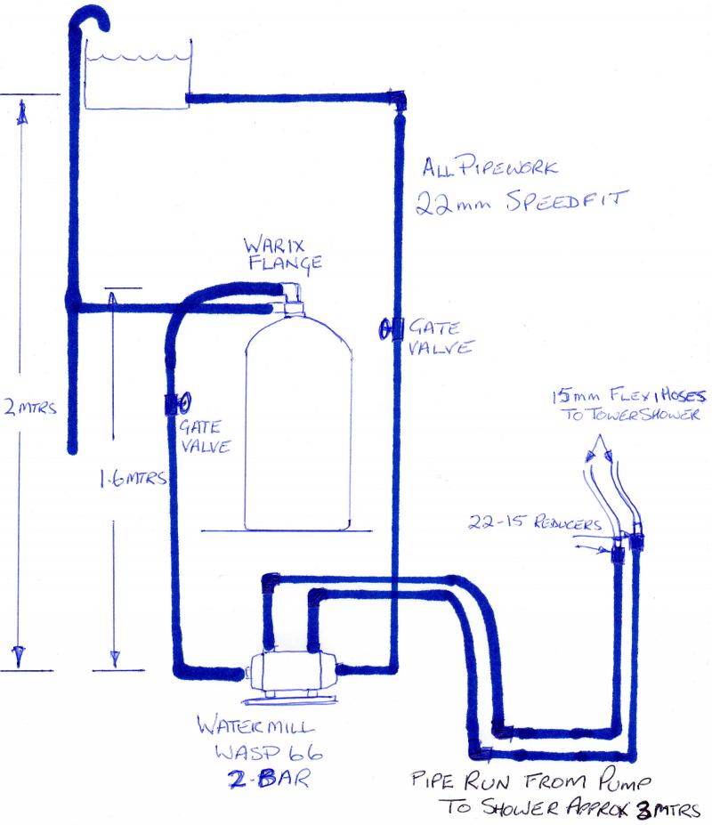 shower circuit diagram