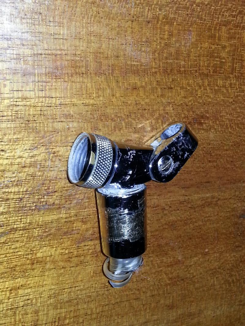 Shower head attachment for rail