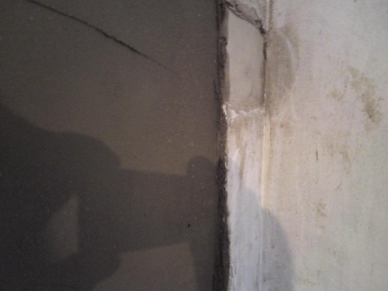 Side View of Plaster Depth