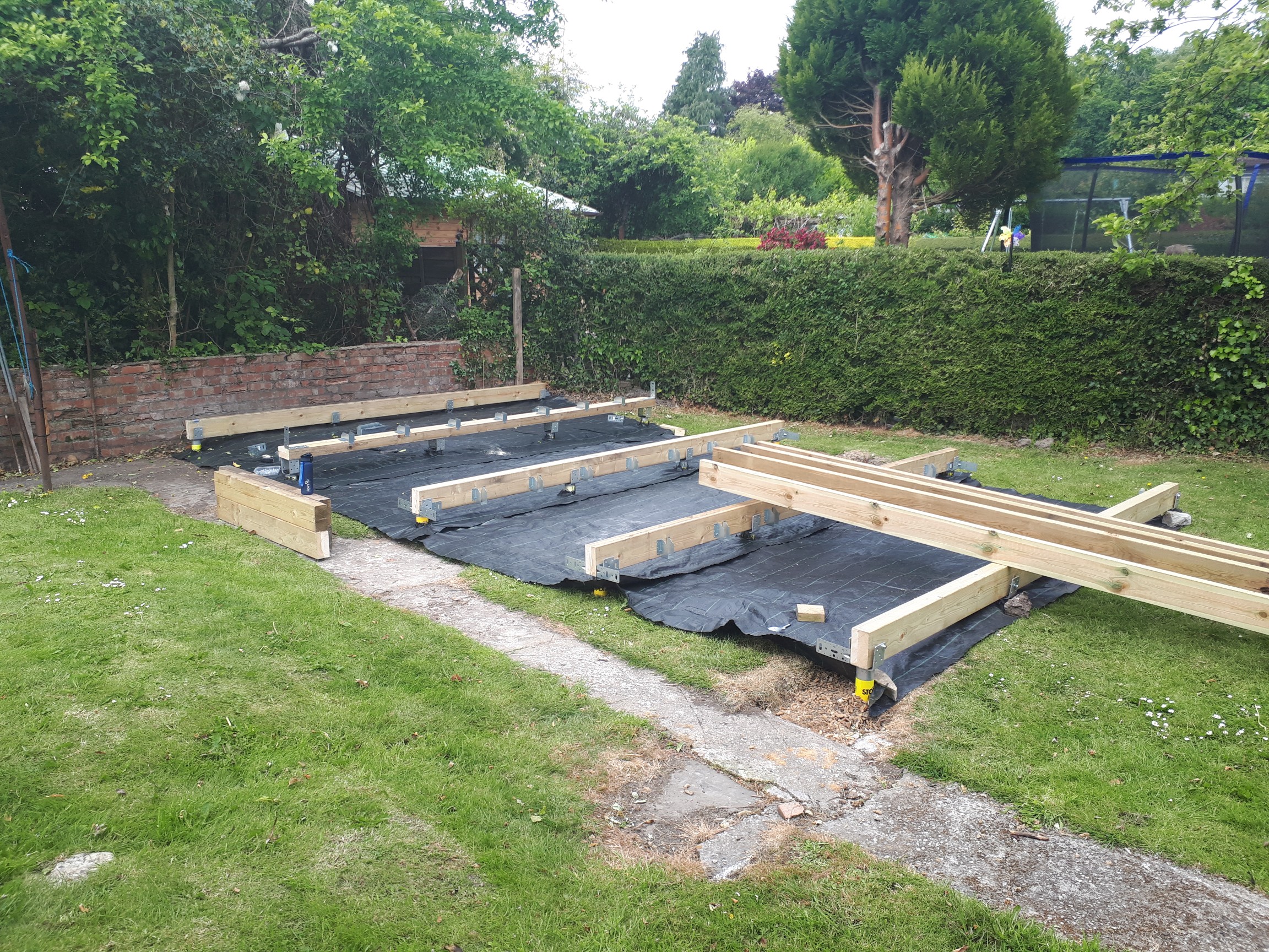 slowly building it up