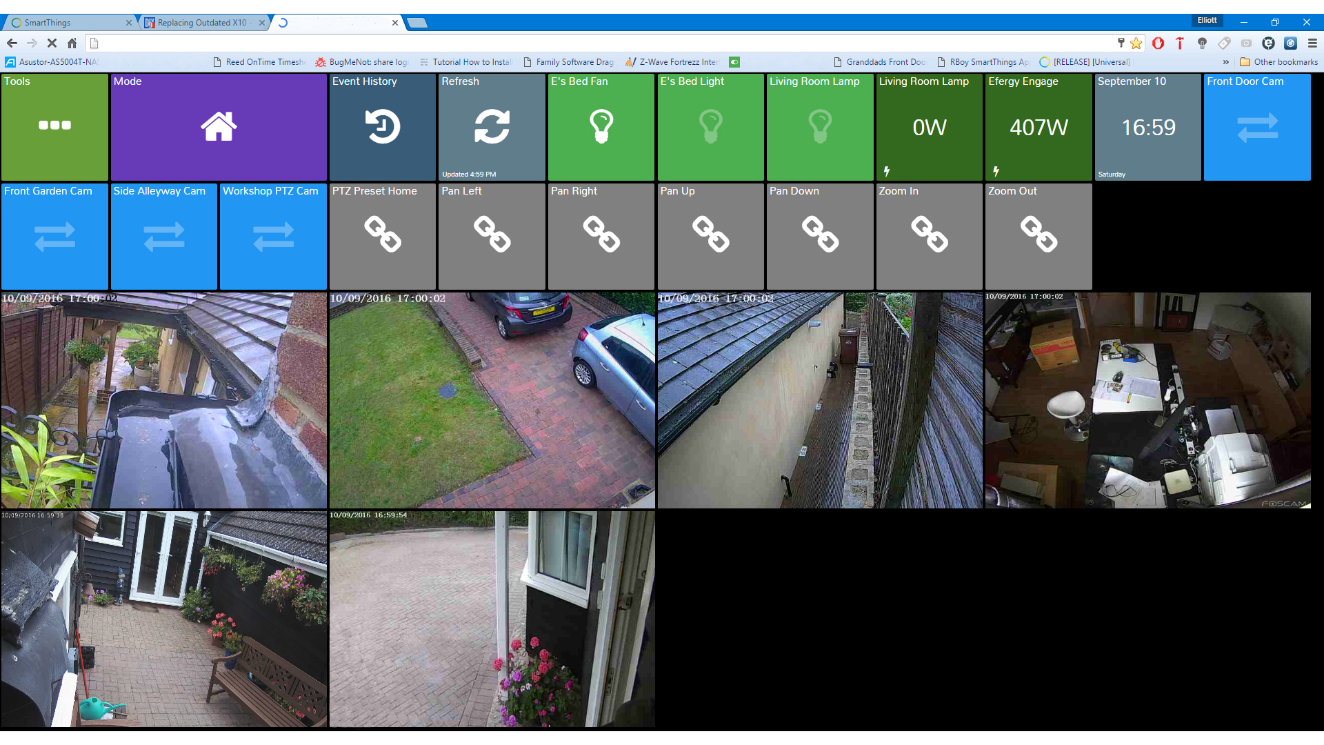 Smart Tiles Dashboard