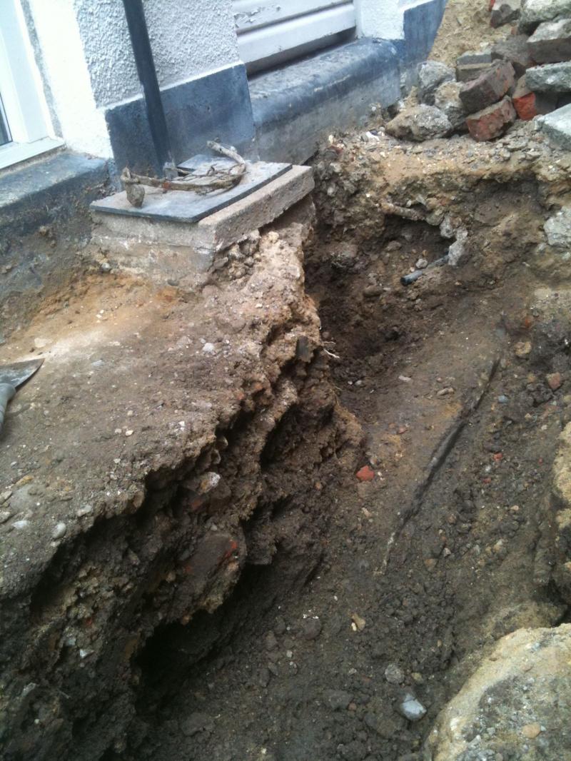 Soil Pipe excavation