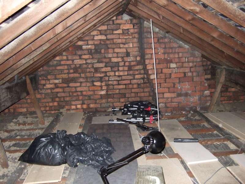 Starting to clear the loft