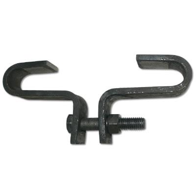 Steel beam boxing bag hook