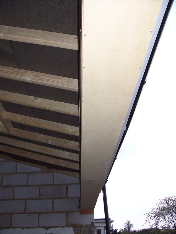 Steel end detail underside