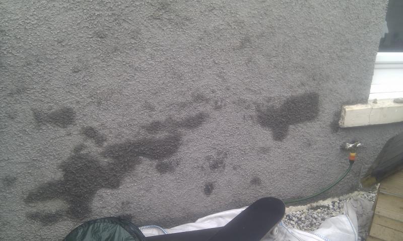 Strange wet patches when raining