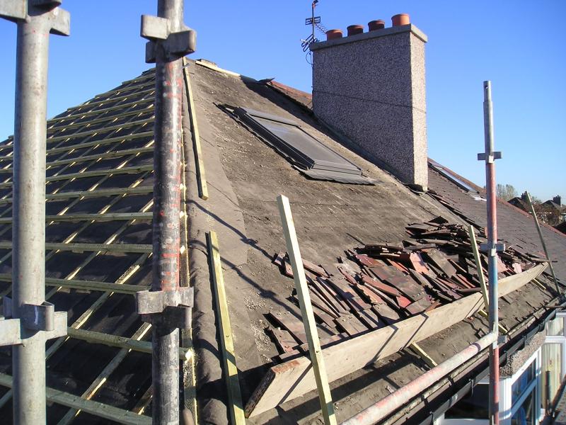 stripping the rosemary tiles