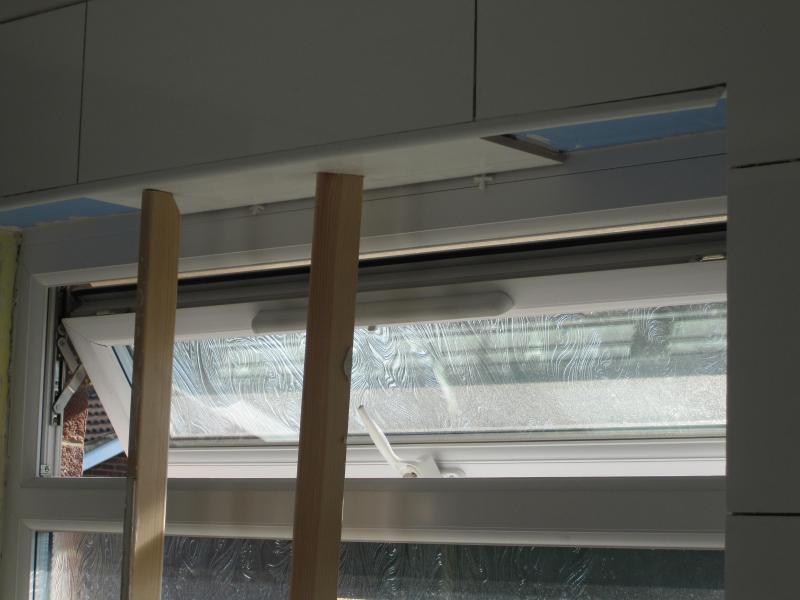 Supporting tiles over the window 2