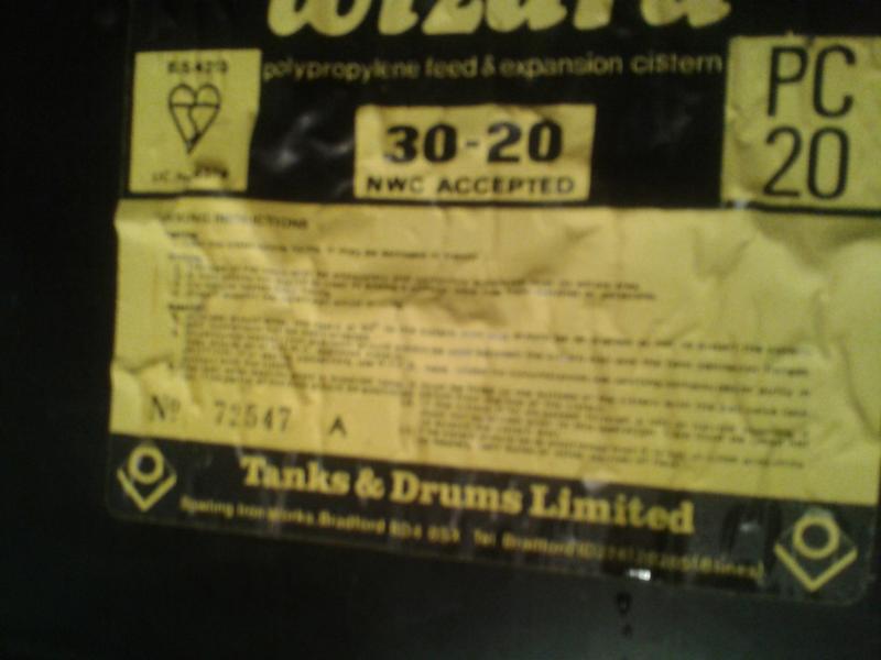 Tank label