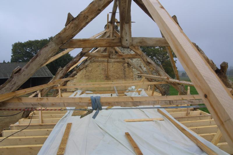 Temporary floor down