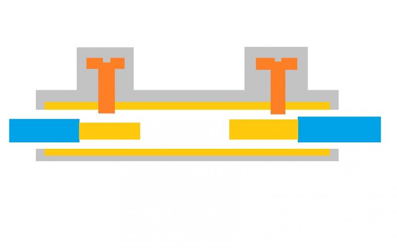 Term Block - with wires inserted.