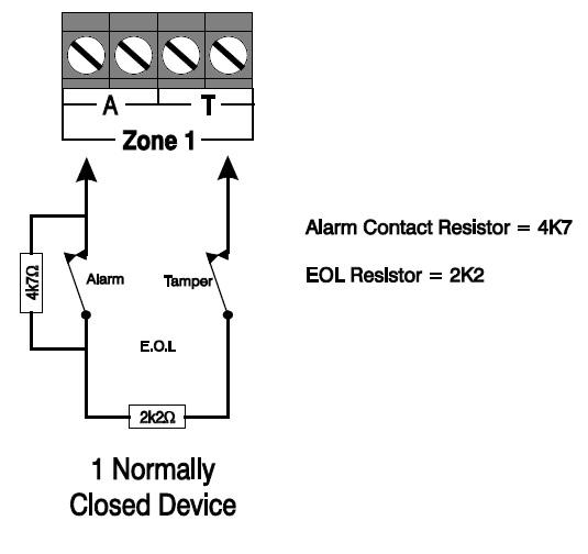 Texecom EOL Wiring