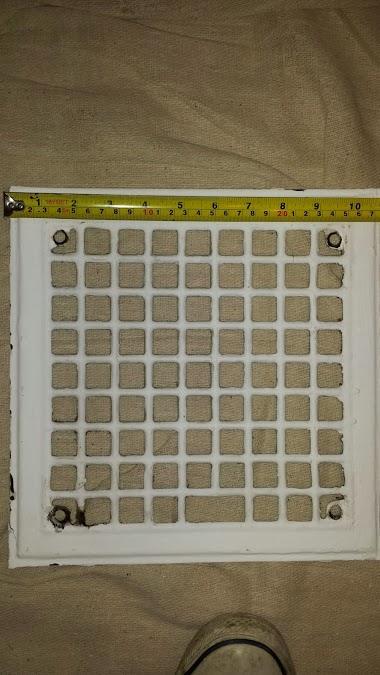 The grill i took off