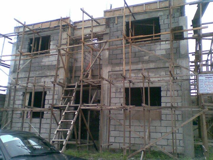 The house a month ago.