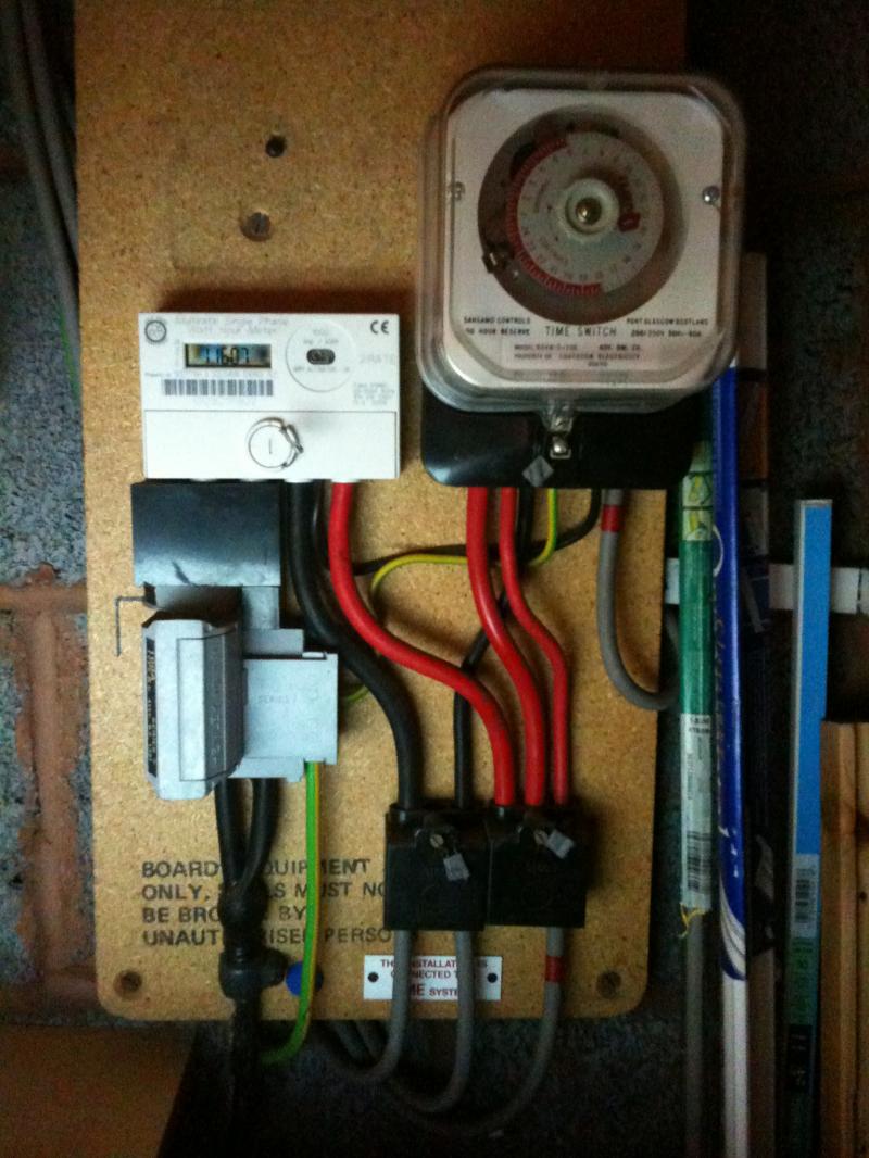 The setup of my outside cupboard