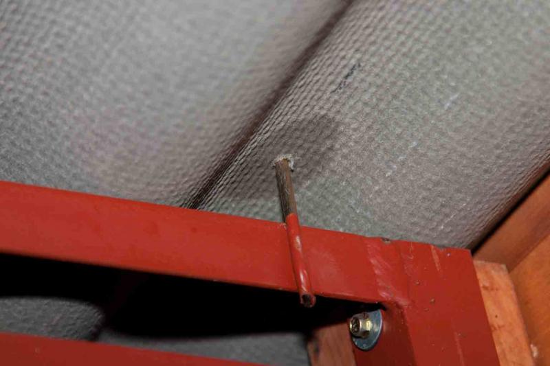 They forgot to seal the roof bolts