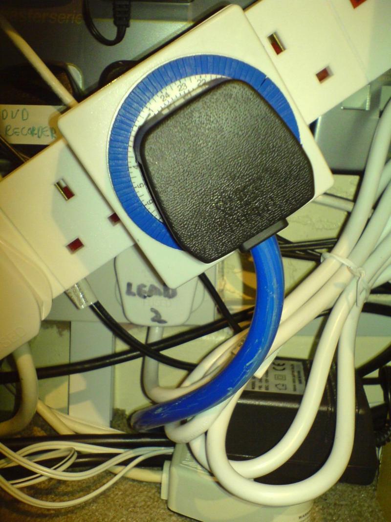 Timer & plug for the front outside socket