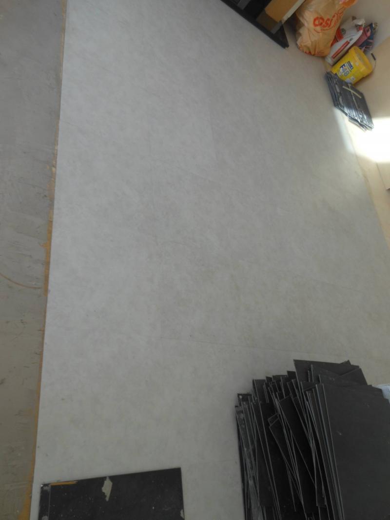 Too much tile edge visible