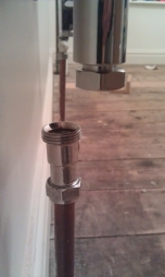 Towel Rail Flow Pipe Connection 1
