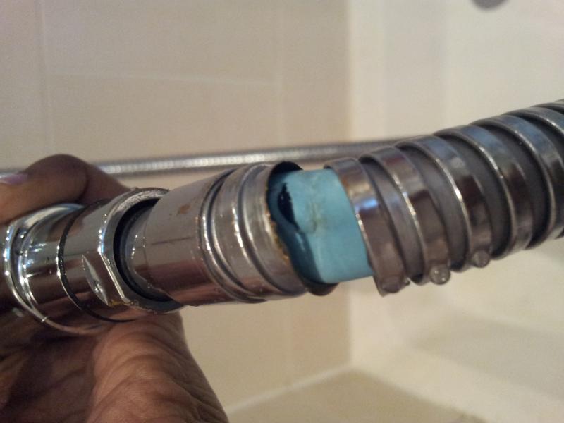 Trevi shower hose leak