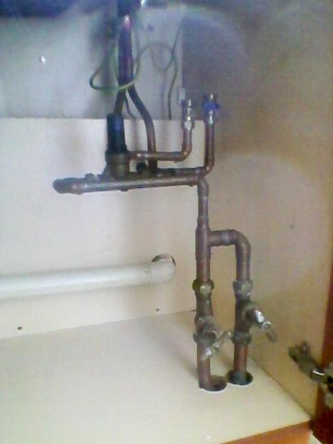 Under Sink Pipe Work