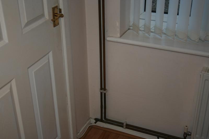 Box Section On Pipework Diynot Forums, How To Fit Skirting Board Around Radiator Pipes