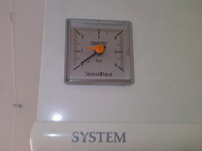 Boiler Pressure Gauge Ideal Classic Boiler on unvented sys DIYnot